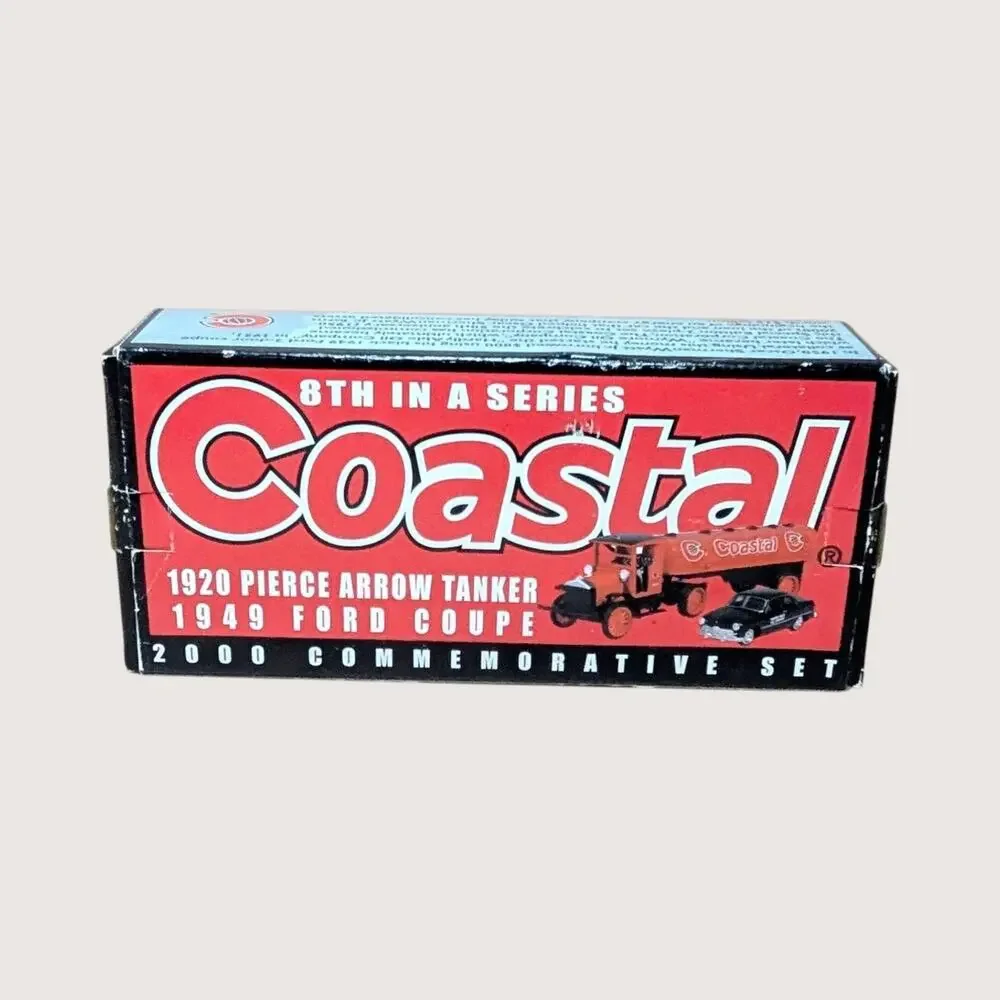 2000 ERTL Coastal 1920 Pierce Arrow Tanker & 1949 Ford Coupe Set
